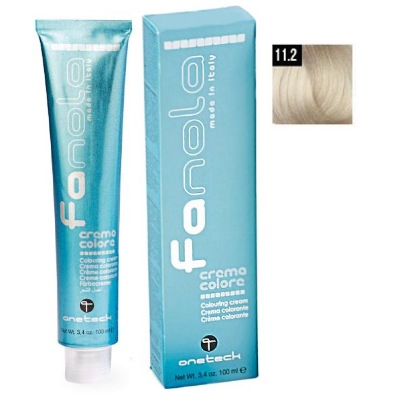 Vopsea De Par Fanola Blond Super Platinat Perlat 11 2 Uz Profesional